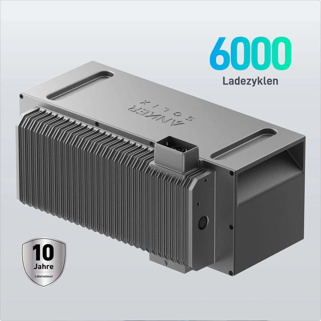 Anker SOLIX BP2700 LiFePO4 Erweiterungsakku mit 6000 Ladezyklen