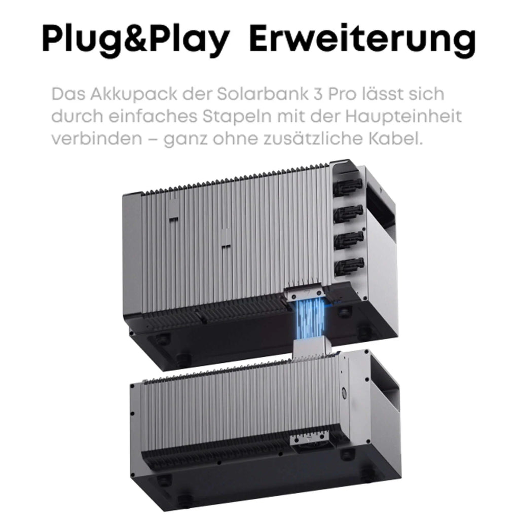Anker SOLIX BP2700 Plug and Play Zusatzakku für Balkonkraftwerk Speicher