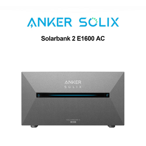 Anker SOLIX Solarbank 2 E1600 AC Stromspeicher für Balkonkraftwerk mit AC-Kopplung