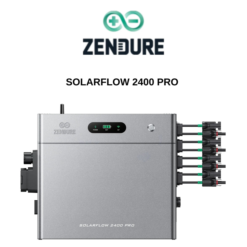 Zendure SolarFlow 2400 Pro Solarspeicher mit 4 MPPT Eingängen für Balkonkraftwerke