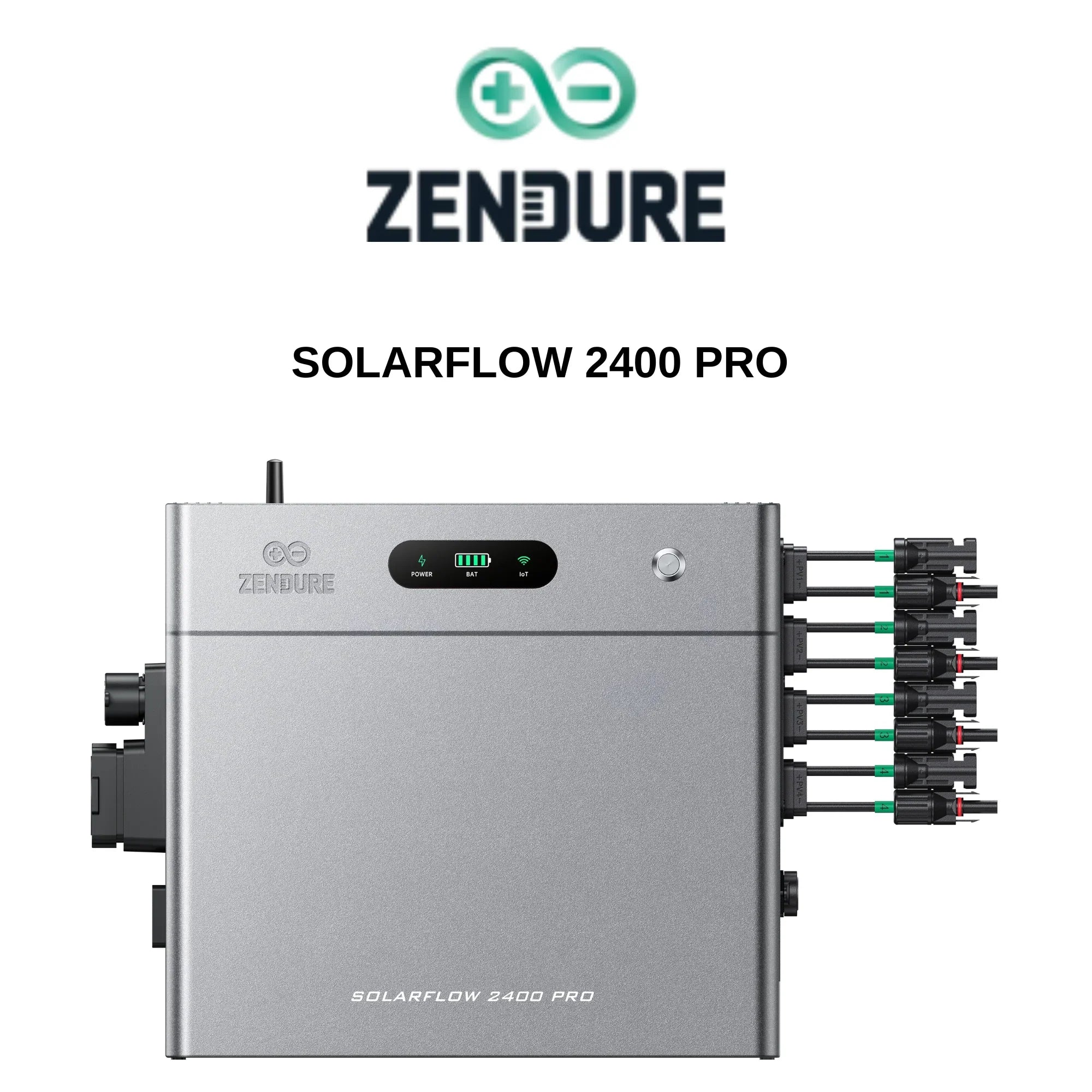 Zendure SolarFlow 2400 Pro Solarspeicher mit 4 MPPT Eingängen für Balkonkraftwerke