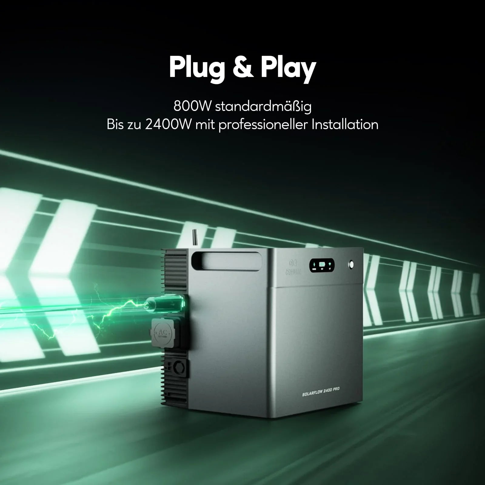 Zendure SolarFlow 2400 Pro Plug and Play Speicher für Solarmodule und Balkonkraftwerk